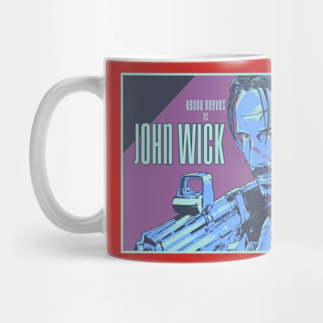 jhon wick vintage by masbroprint